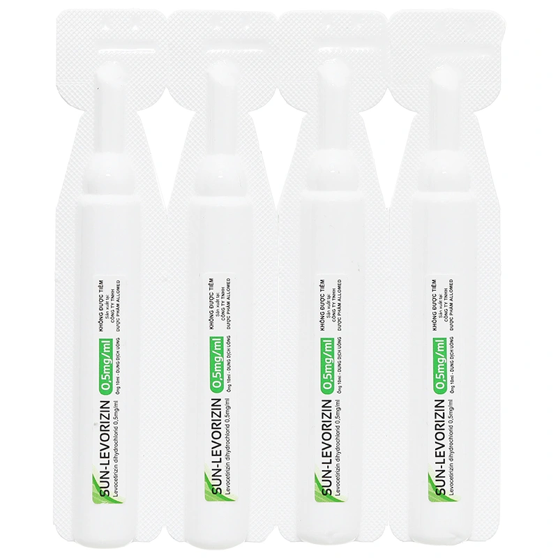 SUN-LEVORIZIN trị các triệu chứng viêm mũi dị ứng, mày đay (30 ống x 10ml) - 6